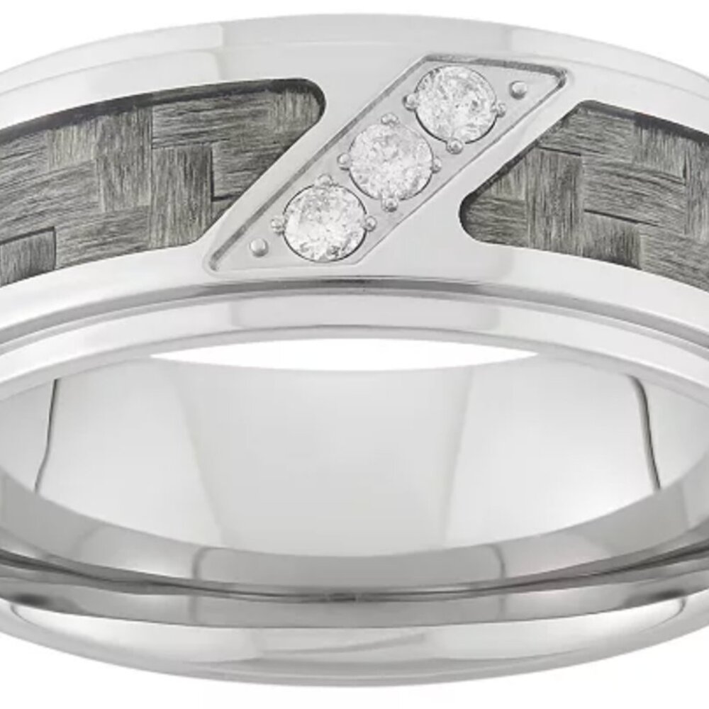 DIAMOND Men's Wedding Band